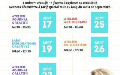 Septembre : osez la pause créative